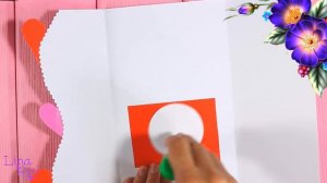 Простая и красивая открытка маме своими руками