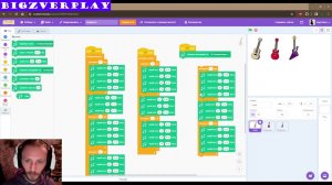 Попытка музицировать в Scratch 2 #1 Написал аккомпанемент