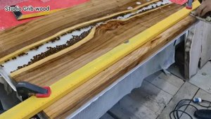 НЕВЕРОЯТНЫЙ 3D ЭФФЕКТ ОТ ИТАЛЬЯНСКИХ КОФЕЙНЫХ ЗЕРЕН СТОЛ РЕКА С КОФЕЙНЫМИ ЗЕРНАМИ ИЗ ЭПОКСИДКИ.