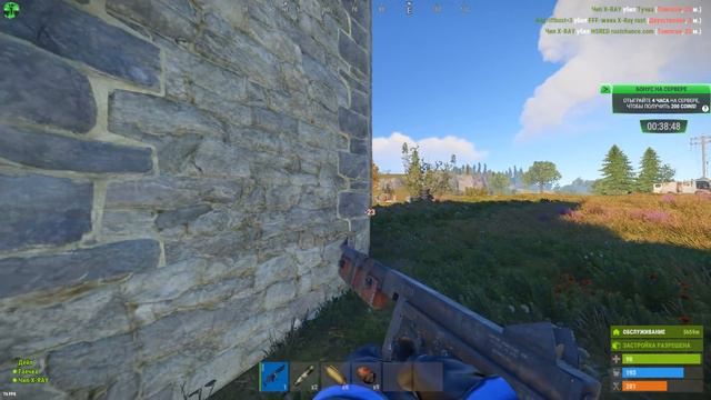 Построил Огромный Замок и Живу там Целый Вайп! Выживание с Нуля в Раст/Rust