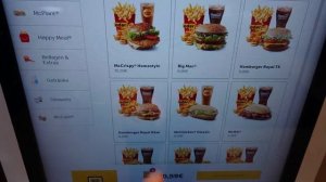 Цены на еду в McDonald's в Германии