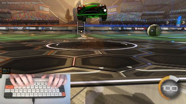 Horsedash on Keyboard and Mouse | Rocket League (with handcam!) смотреть онлайн