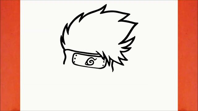 HOW TO DRAW KAKASHI FROM NARUTO