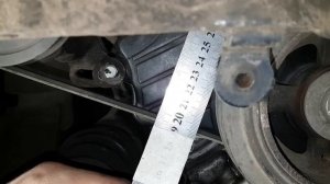 Правильное натяжение ремня ГУР.