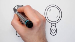 Learn How to Draw a Mirror, Comb and Soap Easy for Kids - Как рисовать зеркало, расческу и мыло