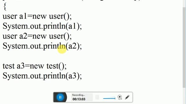 how to create object in java by sandeep sir