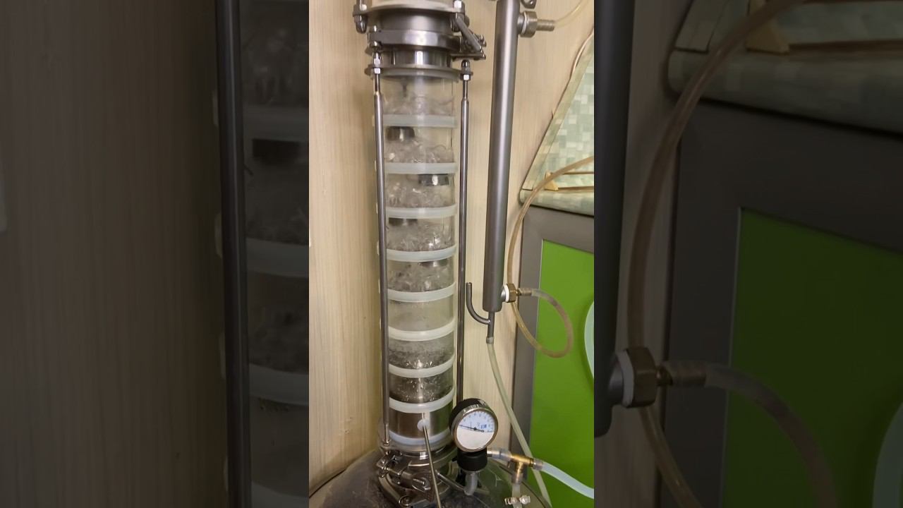 Как уменьшить сивуху при работе на тарелках без потери органолептики? Подпитка тарелчатых колонн! смотреть онлайн