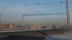 Электровоз ВЛ 80 1585  Резервом  Улан Удэ РЖД Бурятия