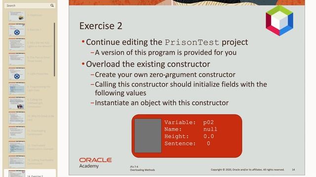 JAVA Foundations 7-4 | Overloading Methods смотреть онлайн