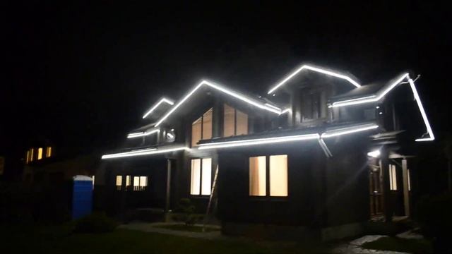 МСК Промтехальп☎+74956418848 уличная подсветка дома, фасадное освещение, монтаж подсветки коттеджа?