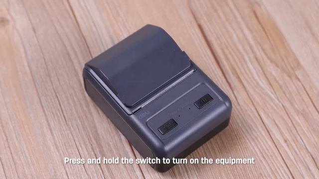 Deli Printer| How to use Thermal Printer E200P