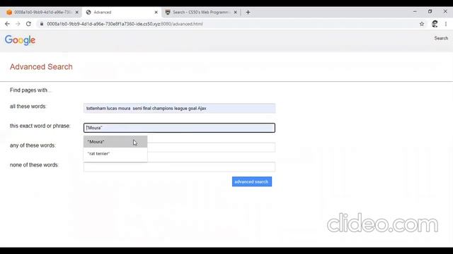 Search - CS50's Web Programming with Python and JavaScript смотреть онлайн