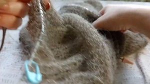 Шик! Мастер-класс джемпер "Паутинка" спицами из мохера. Красиво, быстро и очень легко!
