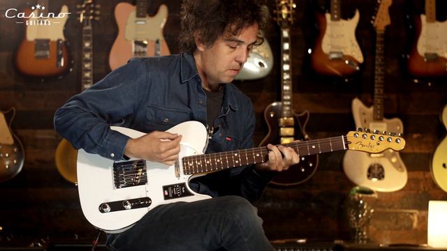 Fender American Ultra Telecaster Arctic Pearl Demo смотреть онлайн