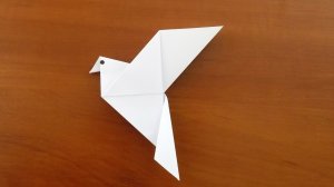 Птица оригами голубь схема для начинающих. Оригами из бумаги