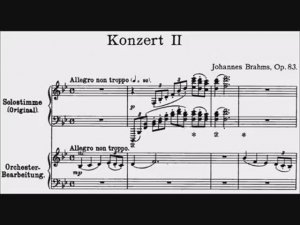 Й. Брамс. Концерт для фортепиано №2. НОТЫ
Brahms. Piano Concerto No. 2  in b flat major, Op. 83