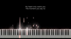 The Happiest Girl - Blackpink (LOWER Key Karaoke) - Piano Instrumental Cover, Lyrics, tutorial