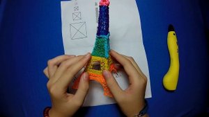 Эйфелева башня. #EiffelTower  С помощью 3D ручки.