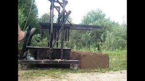 Блоки из опилок еще одна попытка замеса.Баня своими руками!