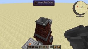 Улучшенная доменная печь в Immersive Engineering