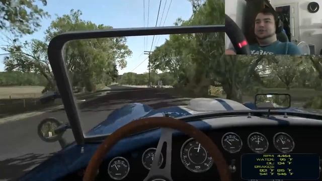 rFactor 2 - AC Cars AC 427 (Shelby Cobra) Test Drive смотреть онлайн