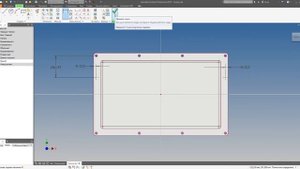 Autodesk Inventor, iLogic. Параметрический массив отверстий.