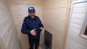 Передвижная мини-баня по каркасной технологии от “Строй и Живи”