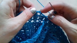 ВЯЖЕМ ЛЕТНЮЮ АЖУРНУЮ ПРОСТУЮ ТУНИКУ КРЮЧКОМ.Часть 2.