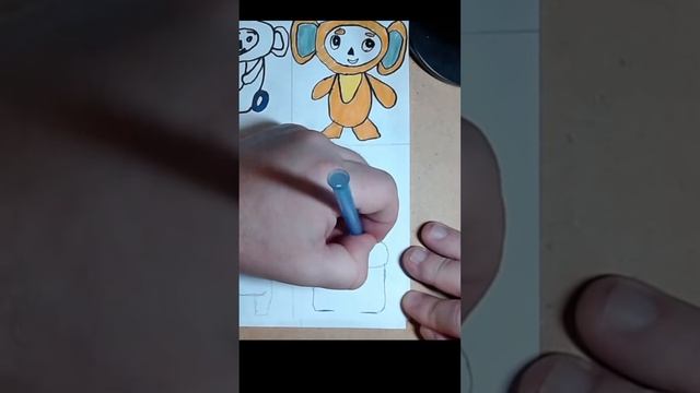 How to draw Among As step by step easily draw Among As with a #Shorts pen (2)