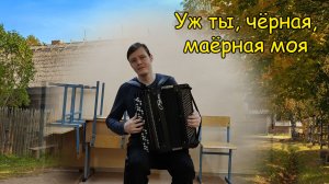 Уж ты, чёрная, маёрная моя ♫ Обыгрывание на баяне от Котова Александра ♫