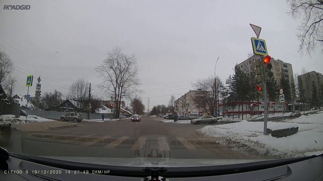 Roadgid CityGo 3 Wi-Fi - пример записи передней камеры днём смотреть онлайн