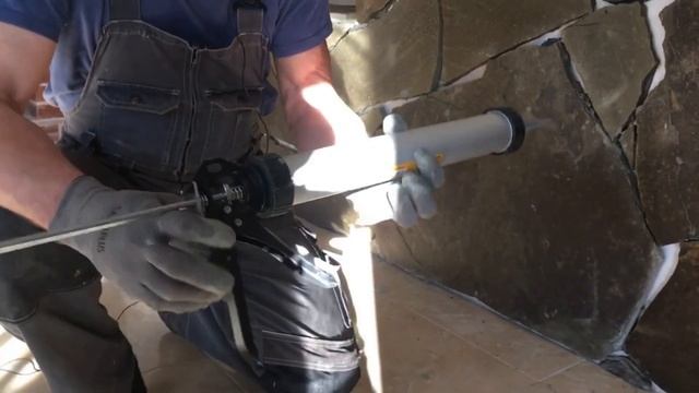 Природный камень.Облицовка стены. смотреть онлайн