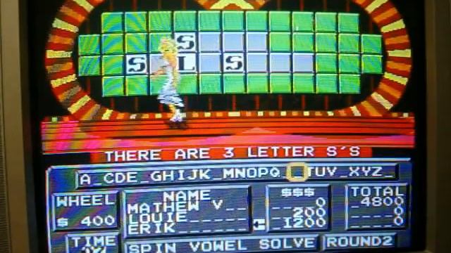 NES Wheel of Fortune Family Edition Run Game 17