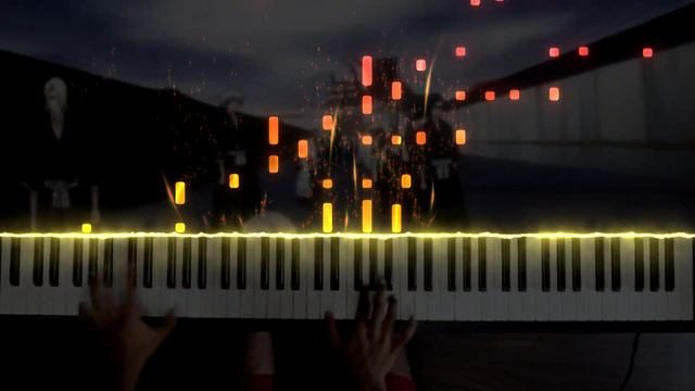 Bleach Opening 6 - ALONES [BEST VERSION] on piano смотреть онлайн