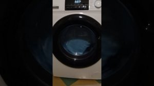 Haier HW60-BP10929A: СЛИВ ВОДЫ, ОТЖИМ, ПОЛОСКАНИЕ НА ПРОГРАММЕ "БЫСТРАЯ СТИРКА"