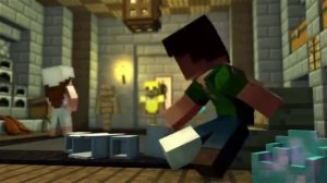 Мультик Minecraft - Выживание....