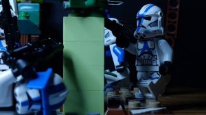 The Clone Wars 501st Surrounded Lego Clone Wars Stop Motion