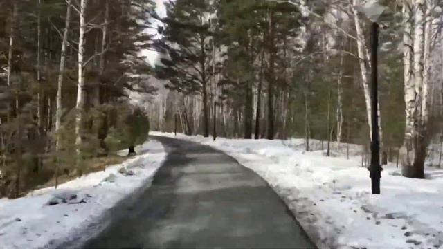 Видео обзор о санатории Сибирь  Выпуск №1. Весенняя прогулка