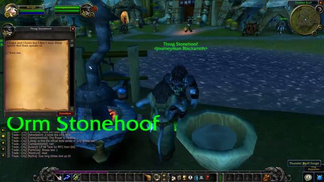 Thunder Bluff Blacksmithing Trainer location - WoW Classic смотреть онлайн