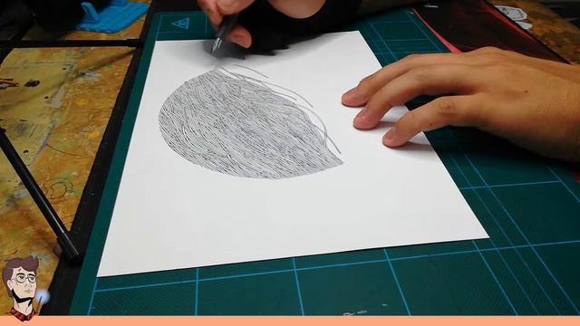 Great Abstract 3D Ball Ink Drawing Time-Lapse смотреть онлайн