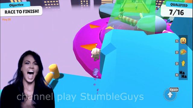 105 Stumble Guys  🏃🏃🏃Wow Super New epic Skin KIARA. Funny moments. Gameplay
