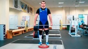 Становая тяга стоя на подставке: техника выполнения