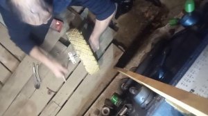 новая ось в старое колесо для тачки