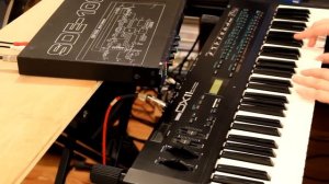 Yamaha DX11 through Roland SDE-1000