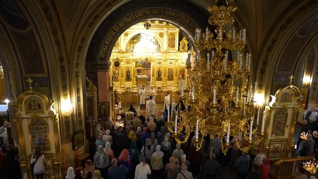 Всенощное бдение в праздник Вознесения Господня в Покровском монастыре смотреть онлайн