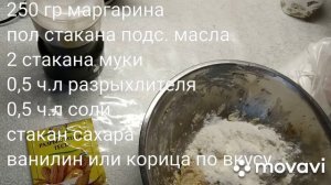 Домашнее печенье на маргарине за 20 мин. Очень вкусно и просто.