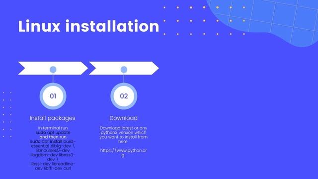 Pytohn Linux install смотреть онлайн