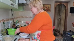 Серия блюд из фарша и картошки