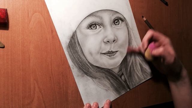 ART VIDEO. Рисование портрета по фото простым карандашом✍? смотреть онлайн
