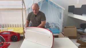Распаковка-разбор. Кровать-машинка. Схема сборки. Комплектации. #детскаякровать #детскаямебель